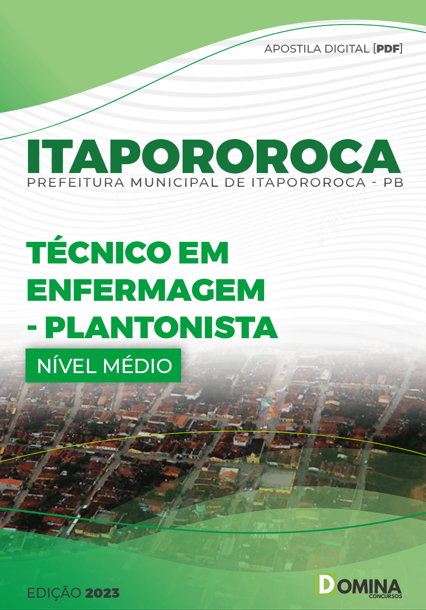 Apostila Pref Itapororoca PB 2023 Técnico Plantonista