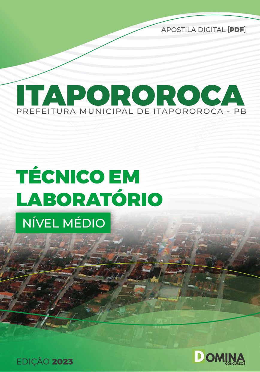 Apostila Pref Itapororoca PB 2023 Técnico Laboratório