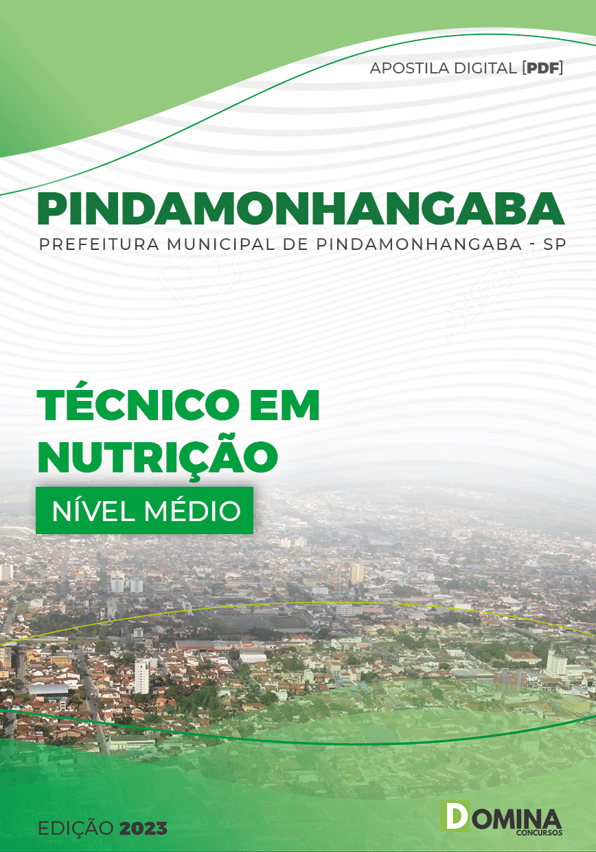 Apostila Pref Pindamonhangaba SP 2023 Técnico Nutrição