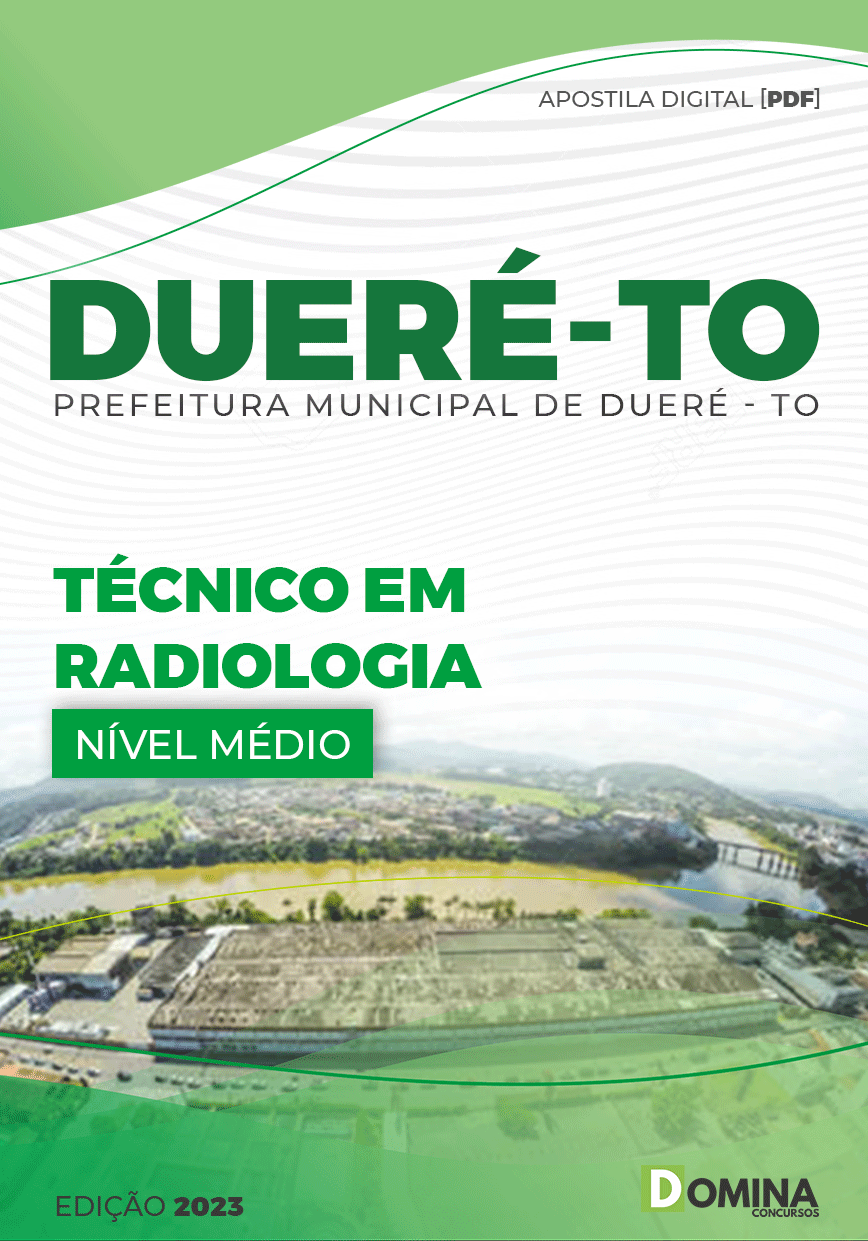 Apostila Digital Pref Dueré TO 2023 Técnico Radiologia