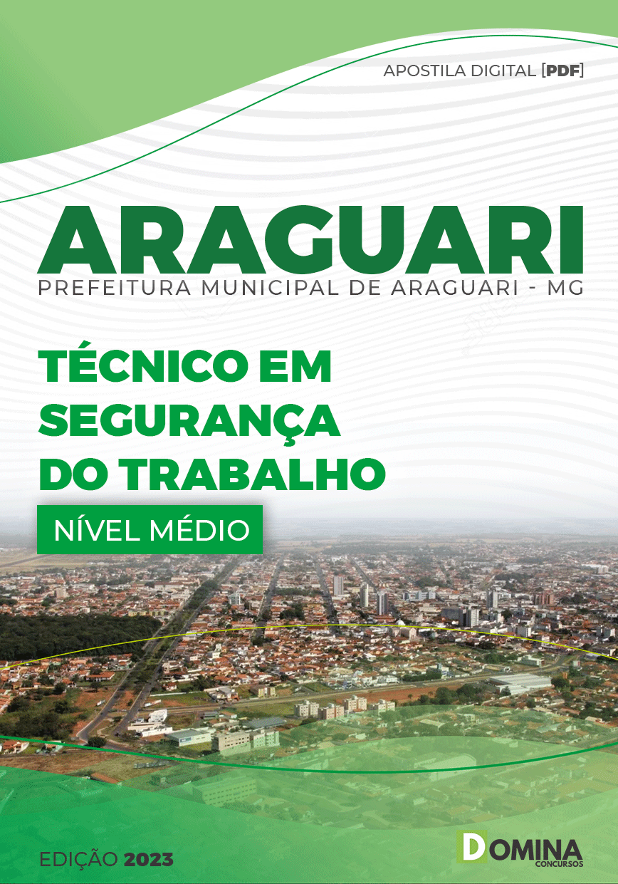 Apostila Pref Araguari MG 2023 Técnico Segurança Trabalho