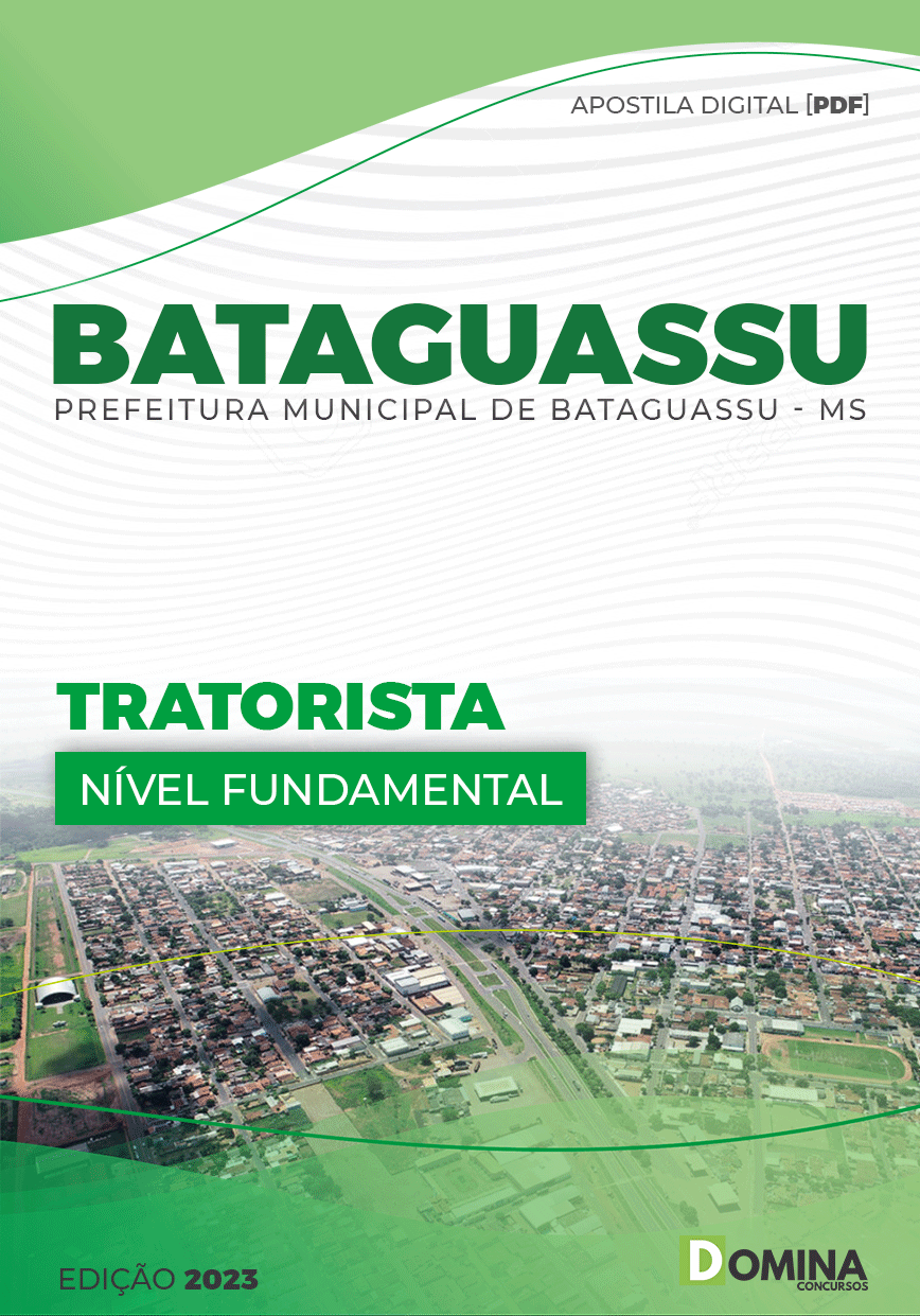 Apostila Concurso Pref Bataguassu MS 2023 Tratorista