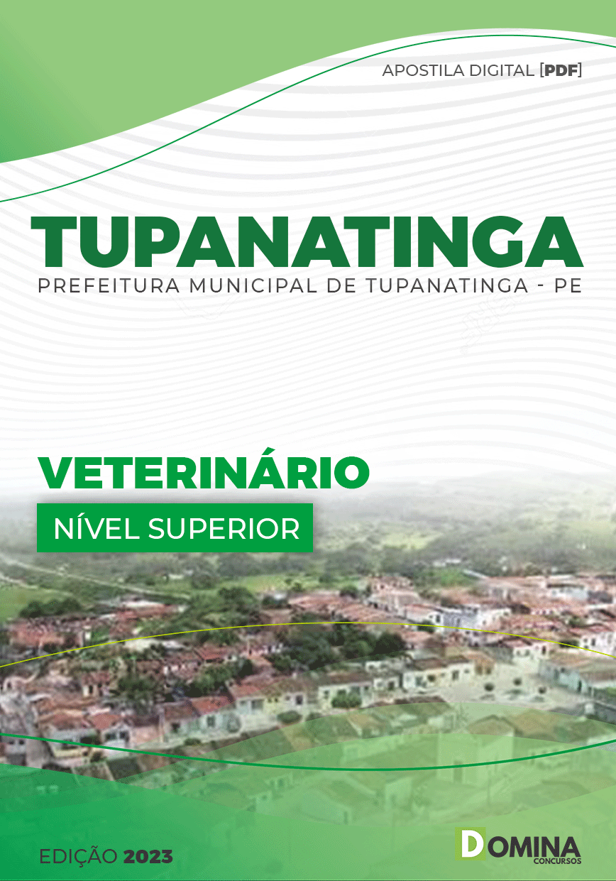 Apostila Digital Pref Tupanatinga PE 2023 Veterinário