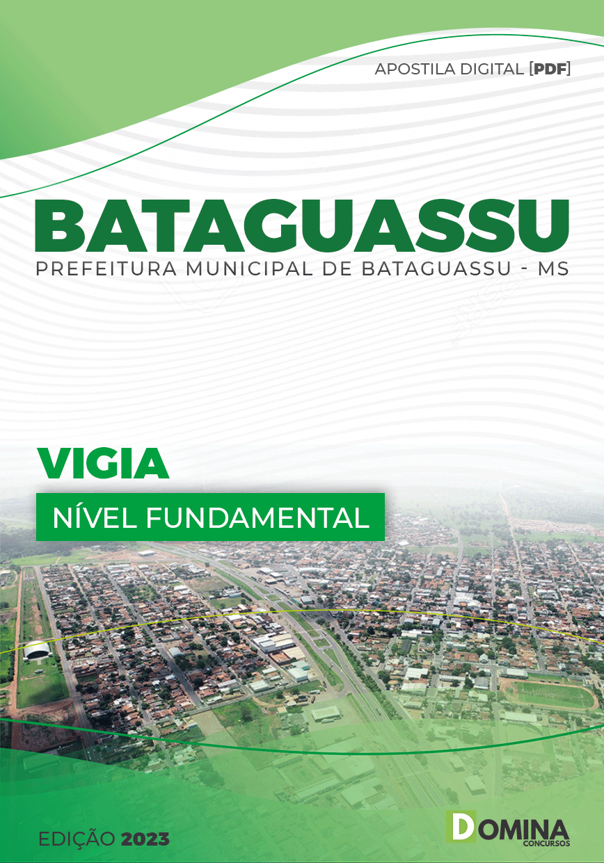 Apostila Concurso Pref Bataguassu MS 2023 Vigia
