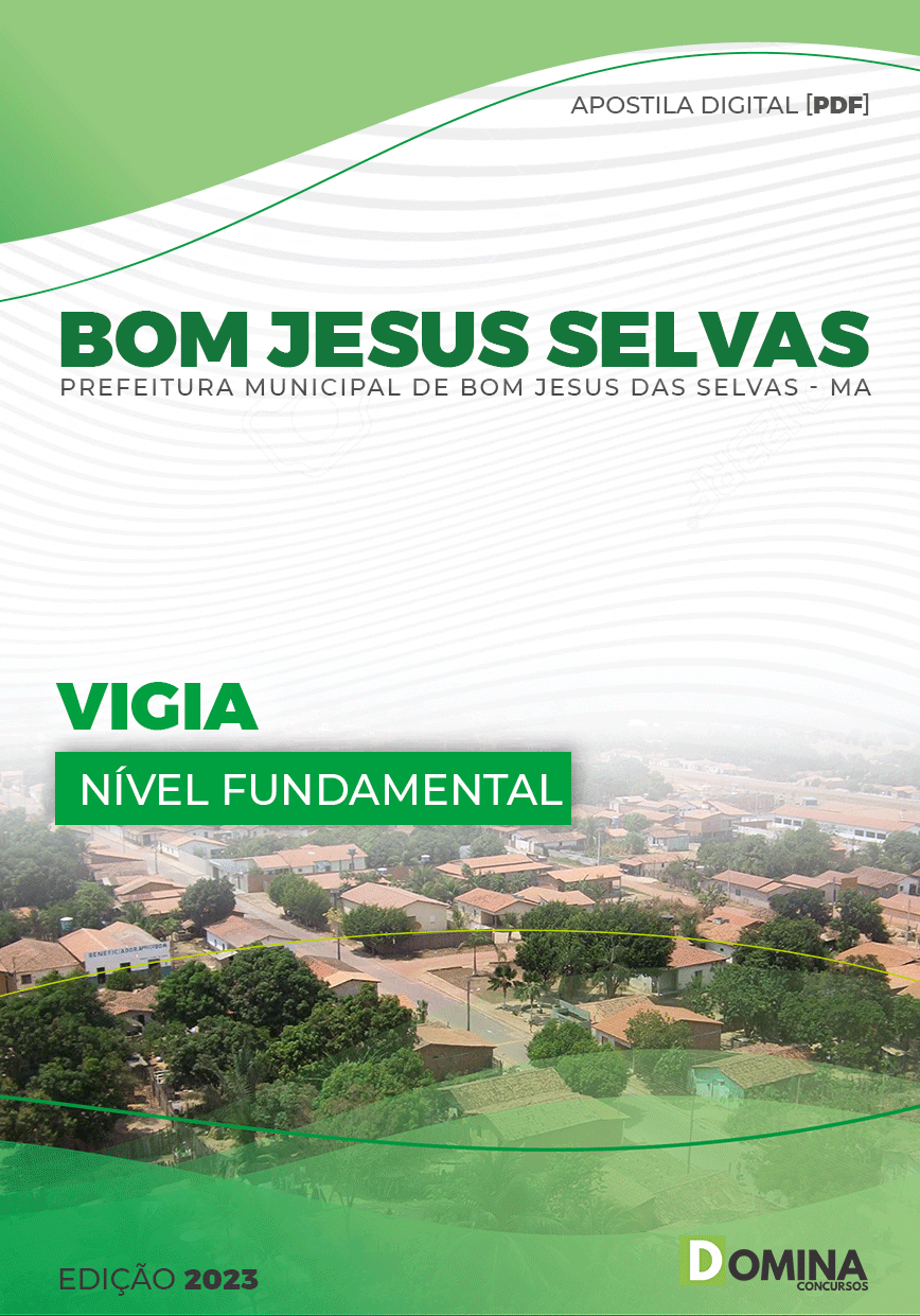 Apostila Digital Pref Bom Jesus Selvas MA 2023 Vigia
