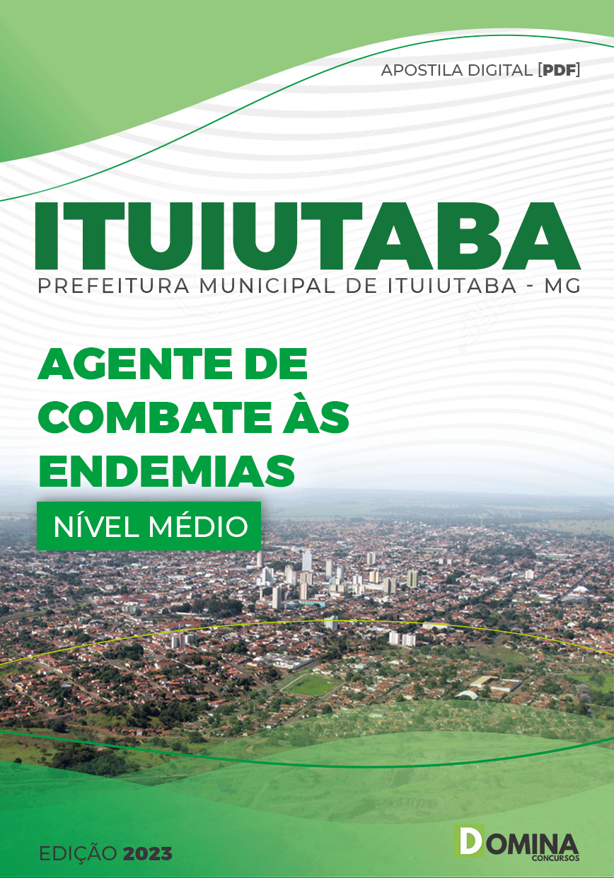 Apostila Pref Ituiutaba MG SP 2023 Agente Combate Endemias
