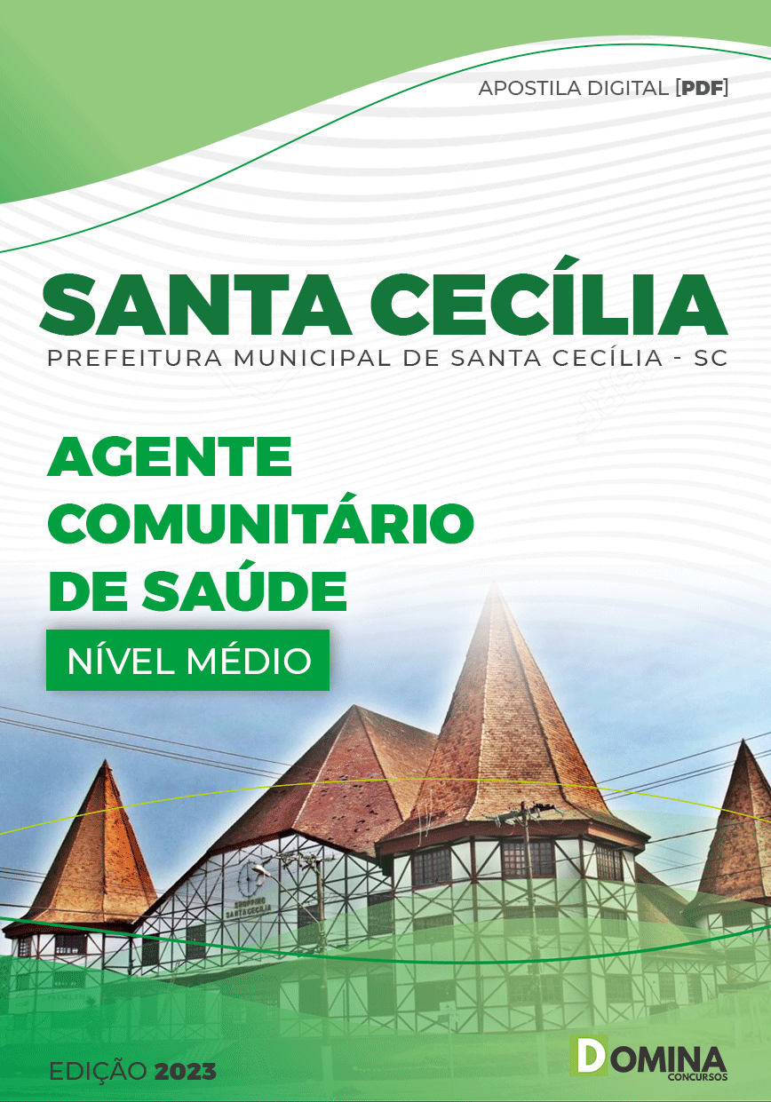 Apostila Pref Santa Cecília SC 2023 Agente Comunitário Saúde