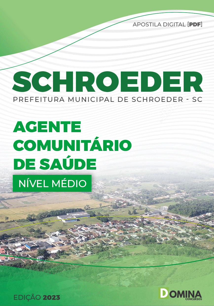 Apostila Pref Schroeder SC 2023 Agente Comunitário Saúde