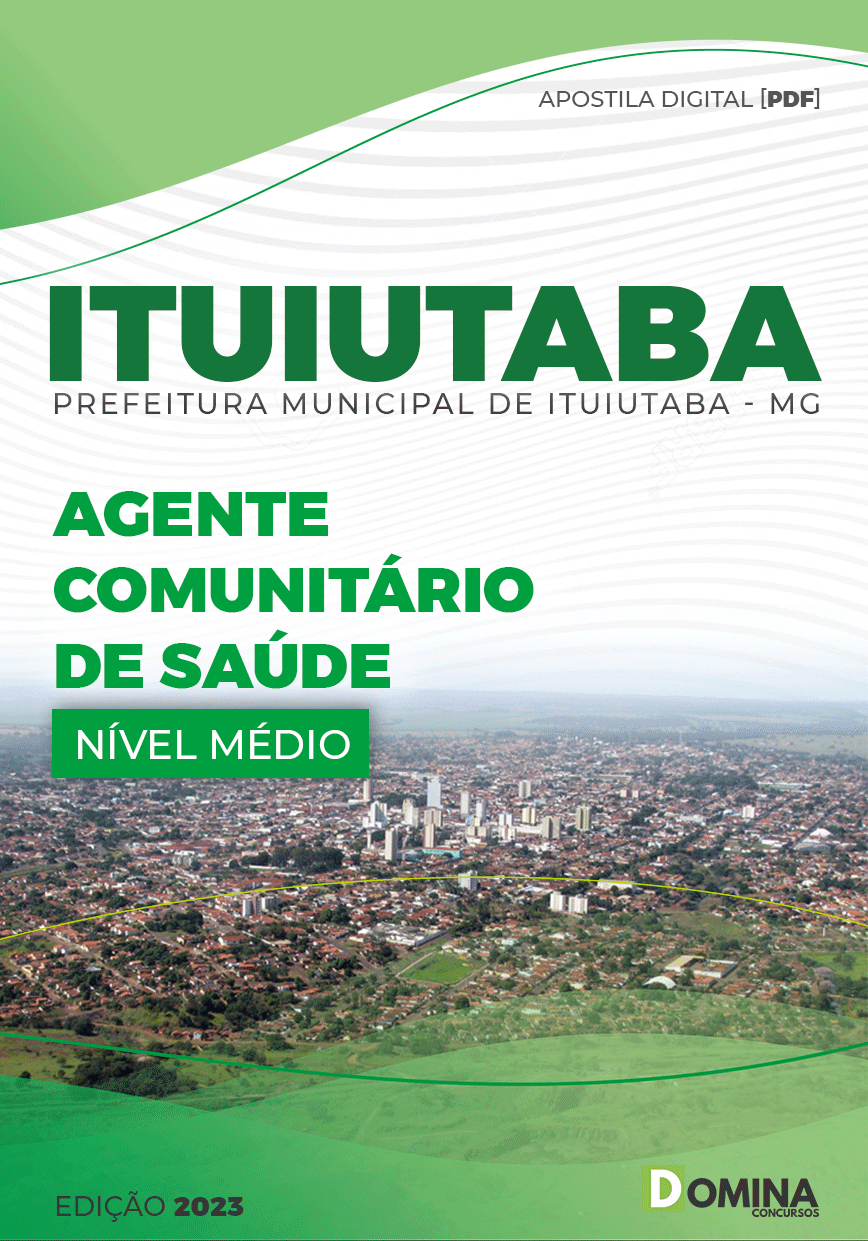 Apostila Pref Ituiutaba MG SP 2023 Agente Comunitário Saúde