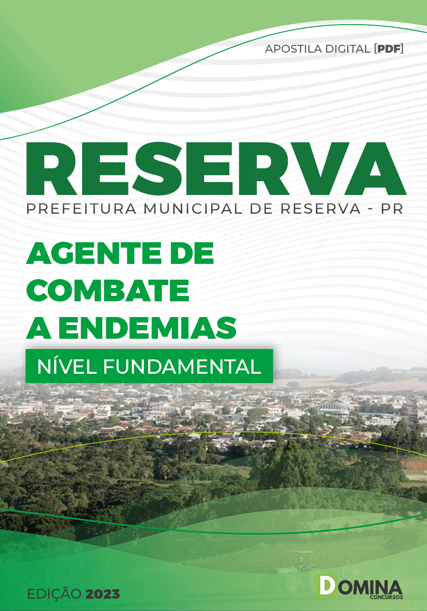 Apostila Pref Reserva PR 2023 Agente Combate Endemias