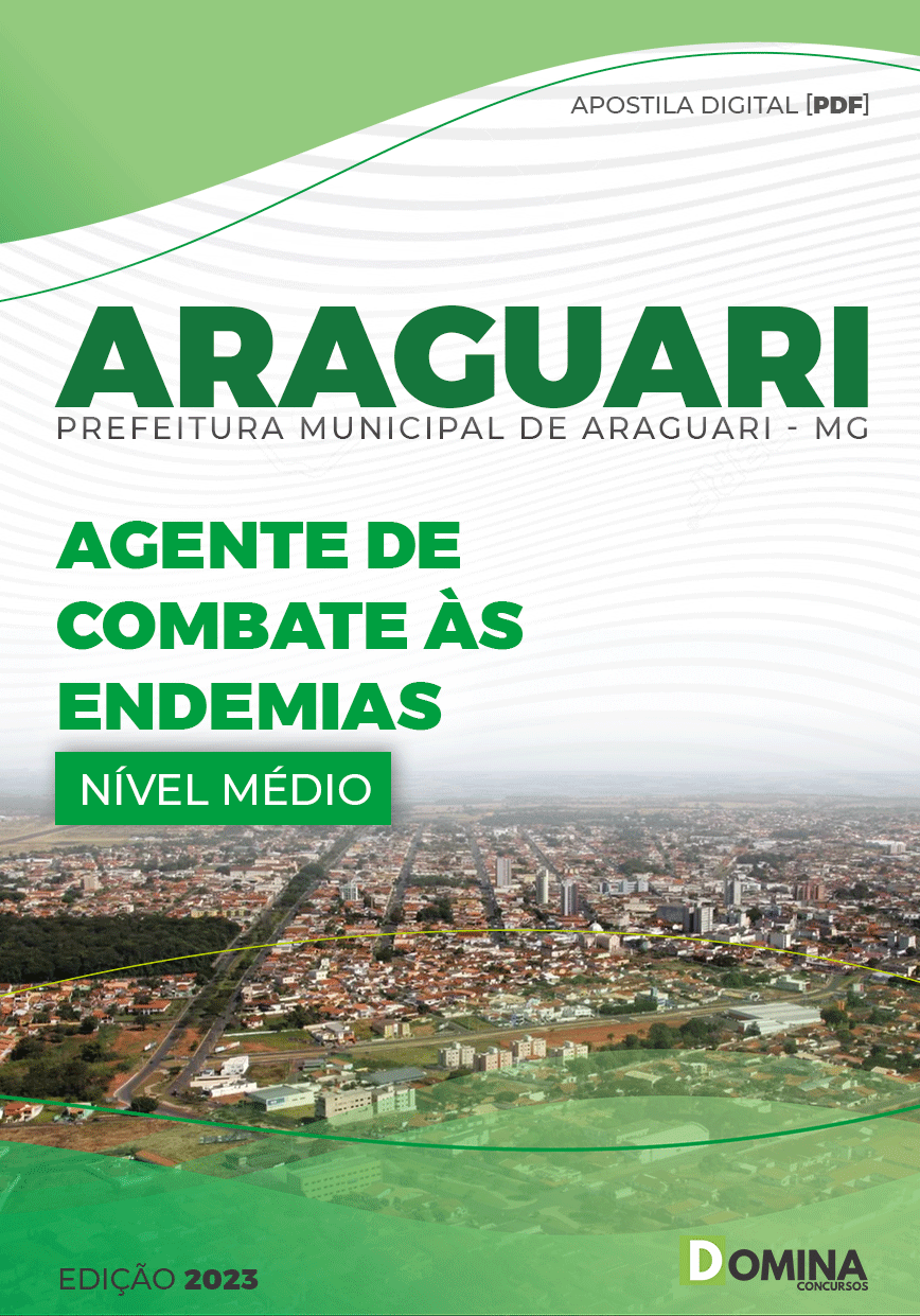 Apostila Pref Araguari MG 2023 Agente Combate Endemias