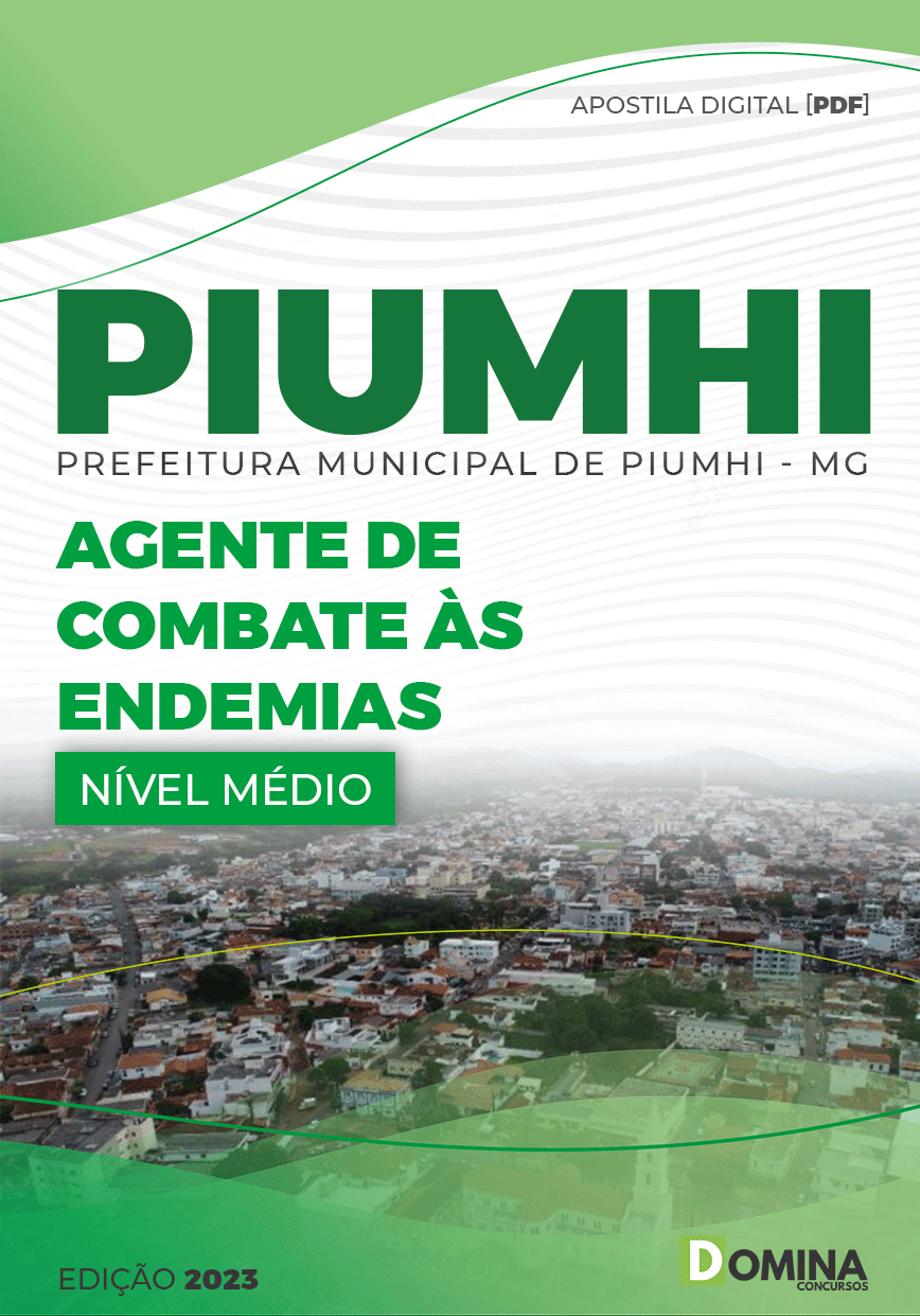 Apostila Pref Piumhi MG 2023 Agente Combate Endemias