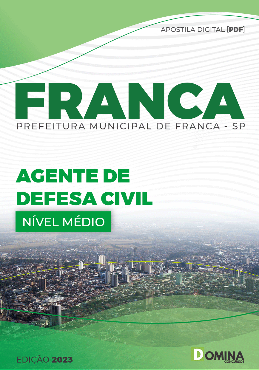 Apostila Digital Pref Franca SP 2023 Agente Defesa Civil