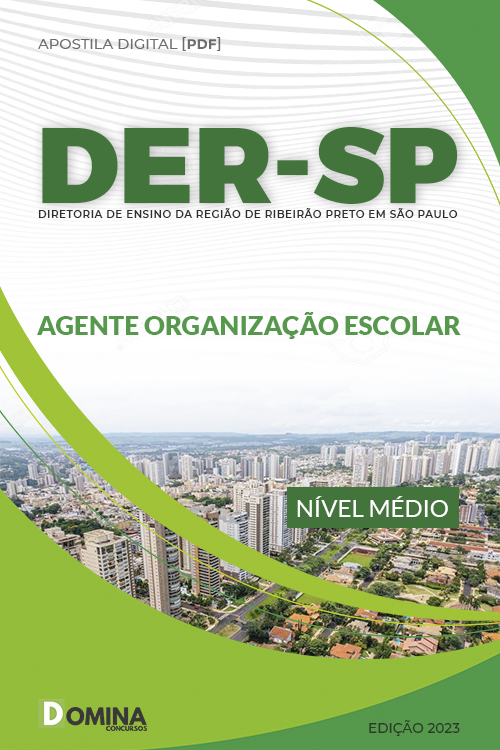 Apostila DER SP 2023 Agente Organizacional Escola