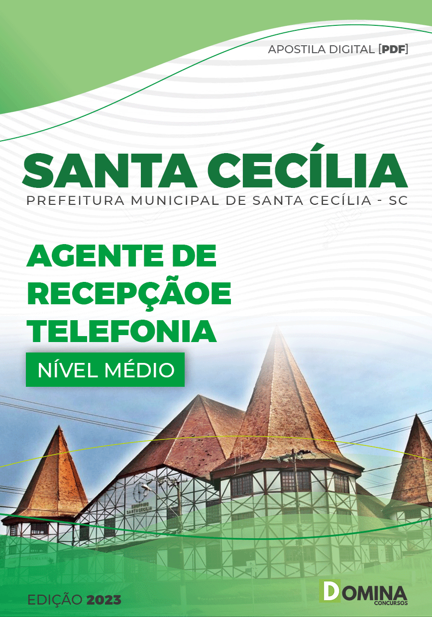 Apostila Agente de Recepção e Telefonia Monte Castelo SC 2025