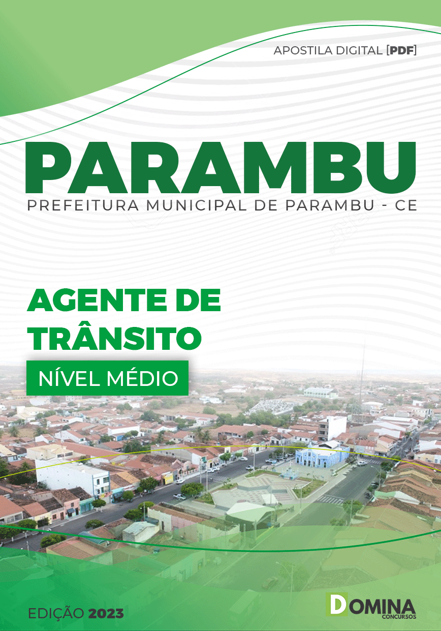 Apostila Digital Pref Parambu CE 2023 Agente Trânsito