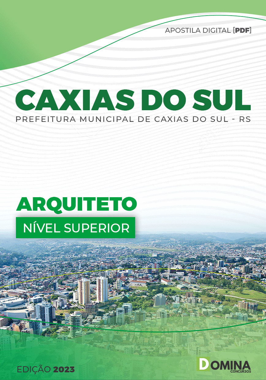Apostila Pref Caxias do Sul RS 2023 Arquiteto