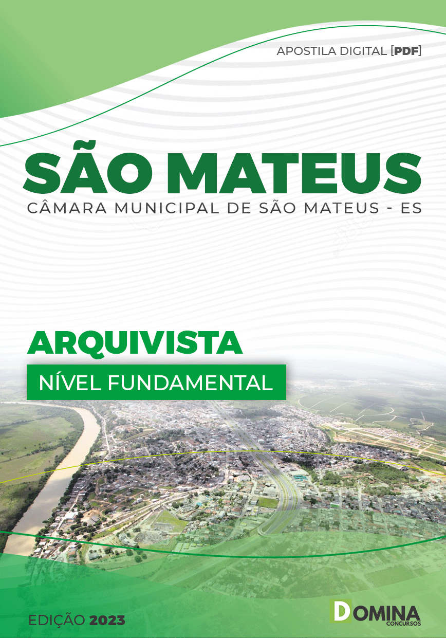 Apostila Digital Câmara São Mateus ES 2023 Arquivista