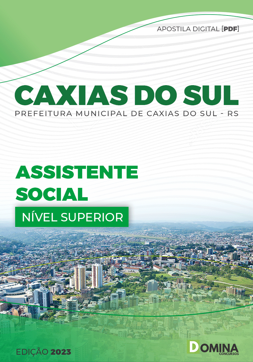 Apostila Pref Caxias do Sul RS 2023 Assistente Social