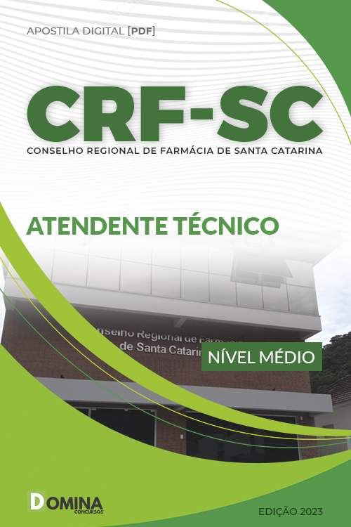 Apostila Digital Concurso CRF SC 2023 Atendente Técnico