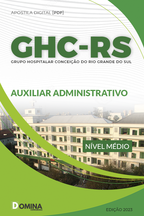 Apostila Concurso GHC 2023 Auxiliar Administrativo