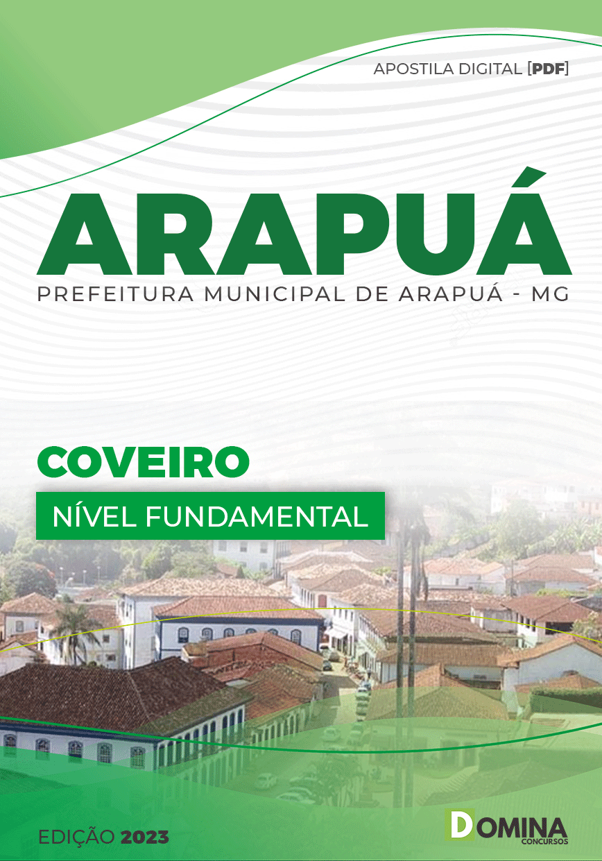Apostila Digital Concurso Pref Arapuá MG 2023 Coveiro