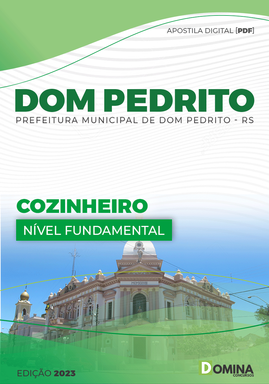 Apostila Digital Pref Dom Pedrito RS 2023 Cozinheiro