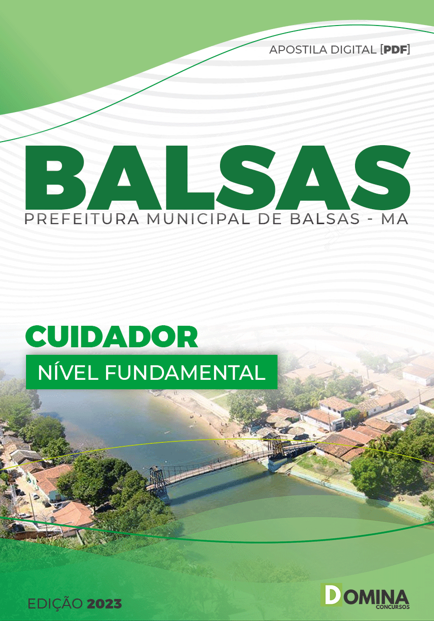 Apostila Concurso Pref Balsas MA 2023 Cuidador