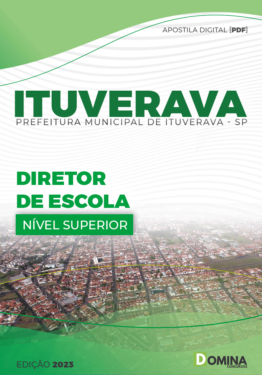 Apostila Concurso Pref Ituverava SP 2023 Diretor Escola