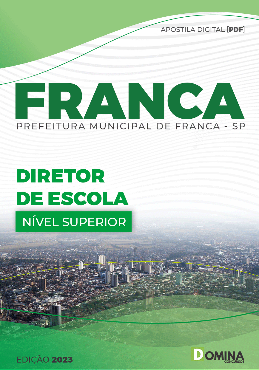Apostila Concurso Pref Franca SP 2023 Diretor Escola