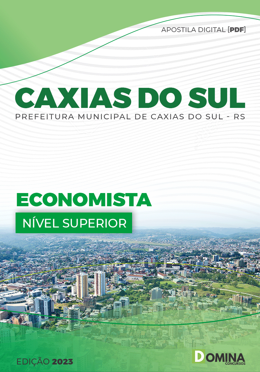 Apostila Pref Caxias do Sul RS 2023 Economista