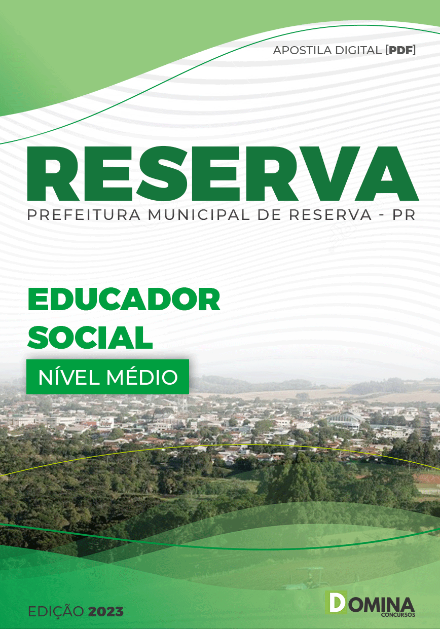 Apostila Concurso Pref Reserva PR 2023 Educador Socia