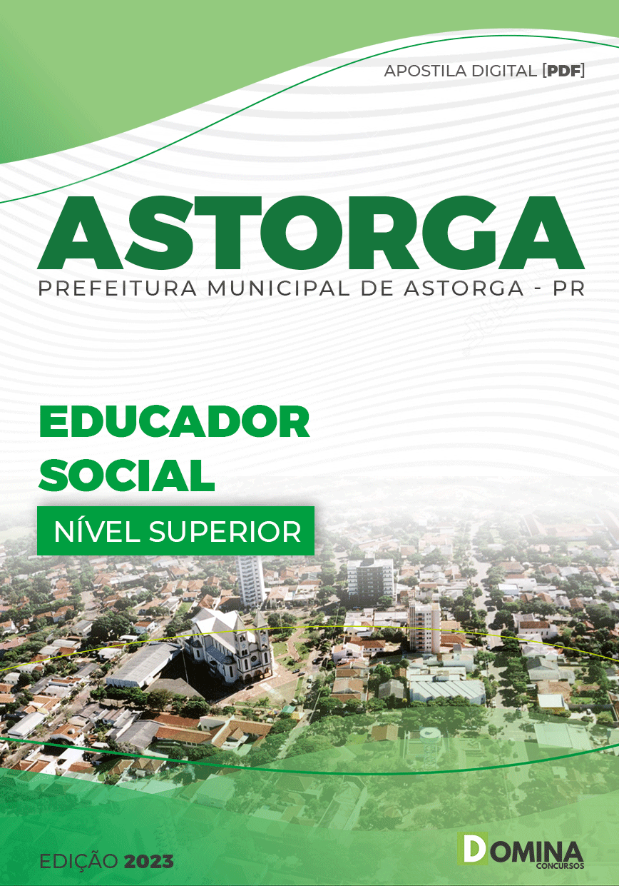 Apostila Concurso Pref Astorga PR 2023 Educador Social