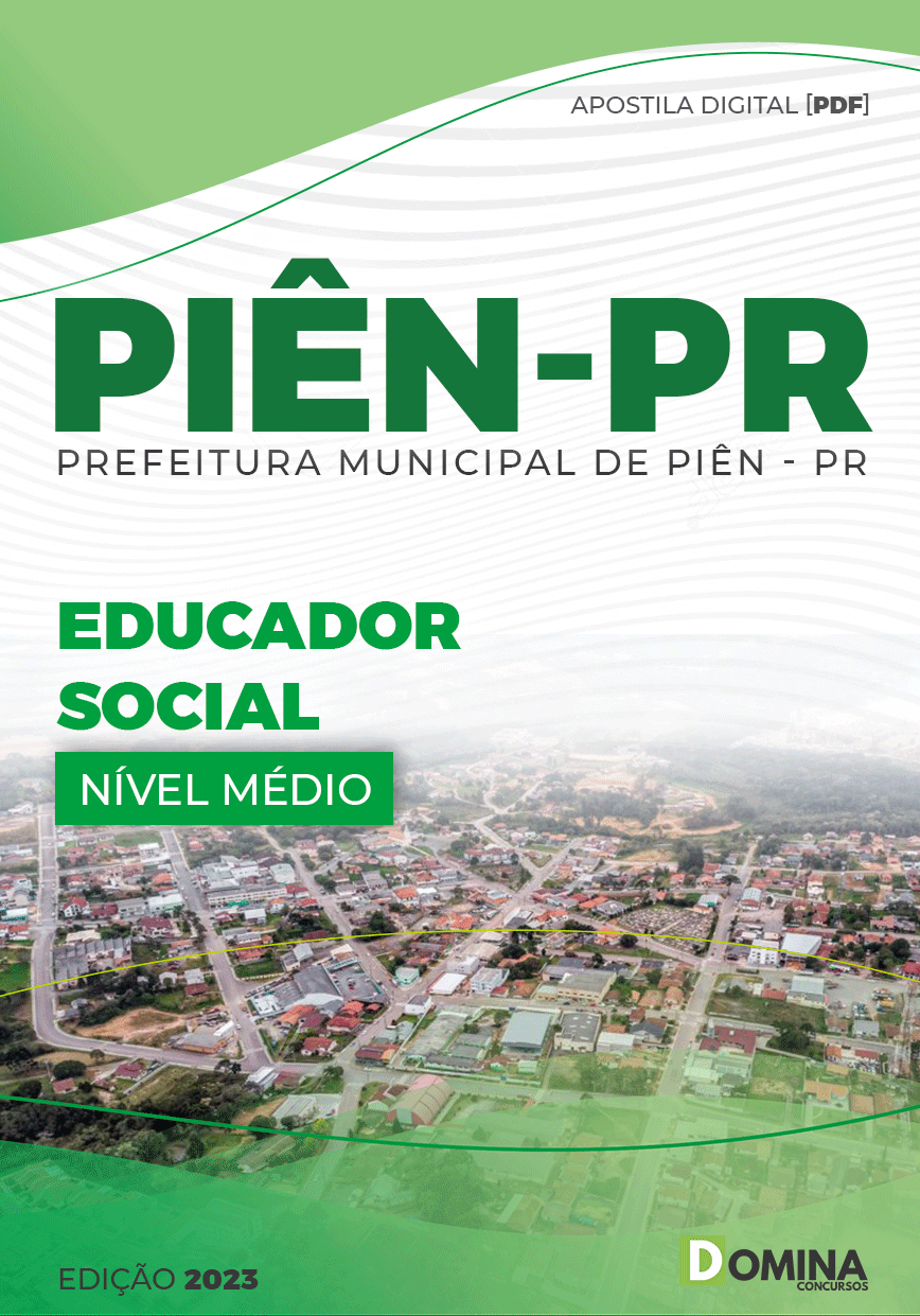 Apostila Concurso Pref PIÊN PR 2023 Educador Social