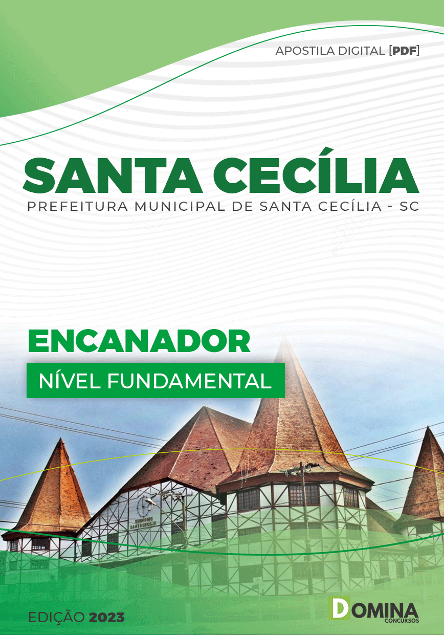 Apostila Pref Santa Cecília SC 2023 Encanador