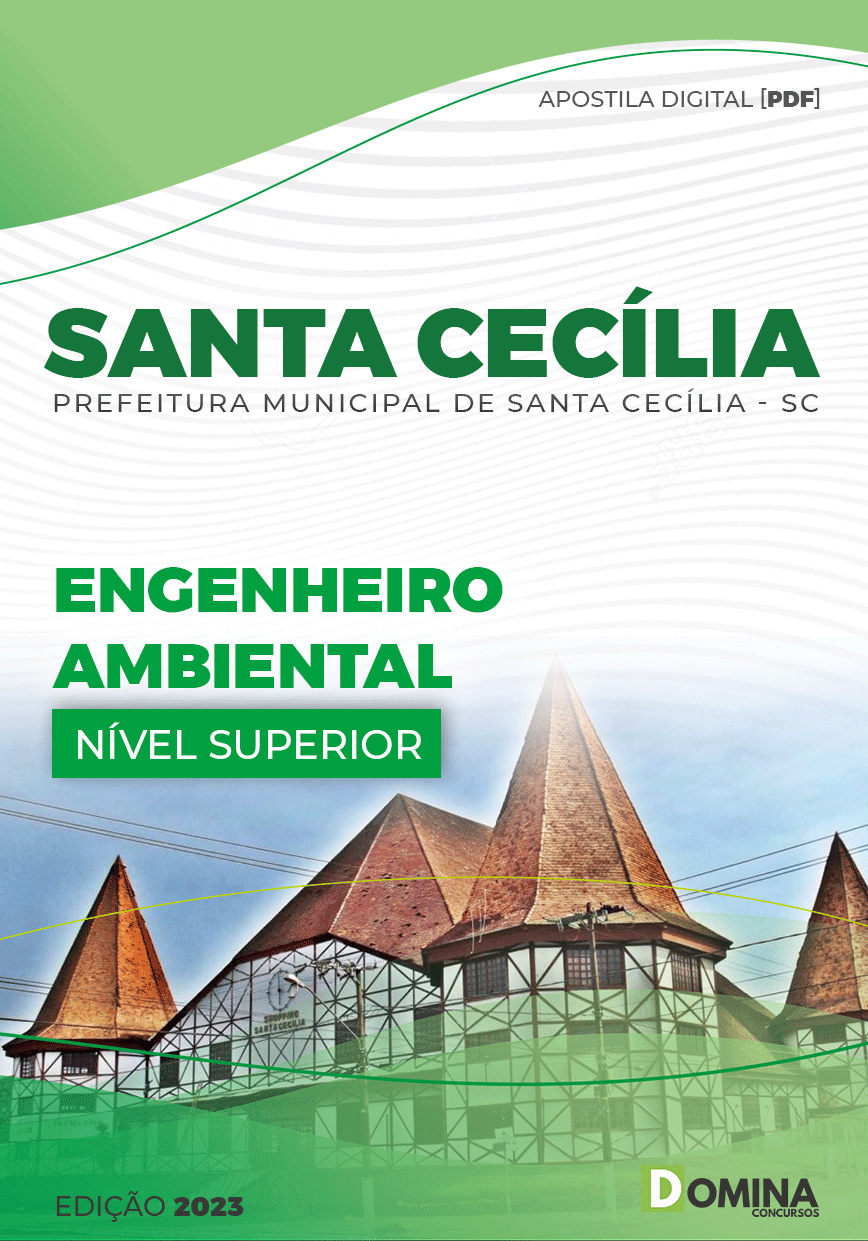 Apostila Pref Santa Cecília SC 2023 Engenheiro Ambiental
