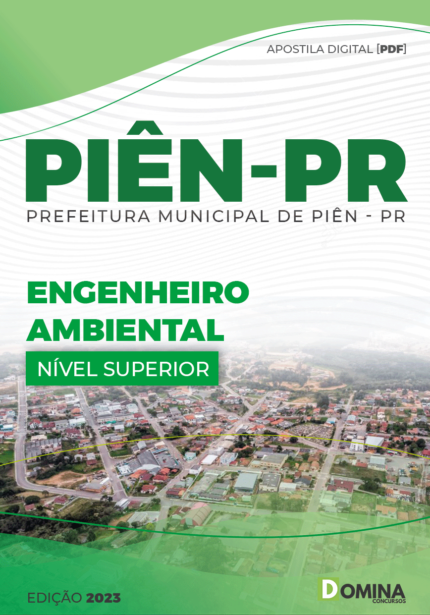 Apostila Concurso Pref PIÊN PR 2023 Engenheiro Ambiental