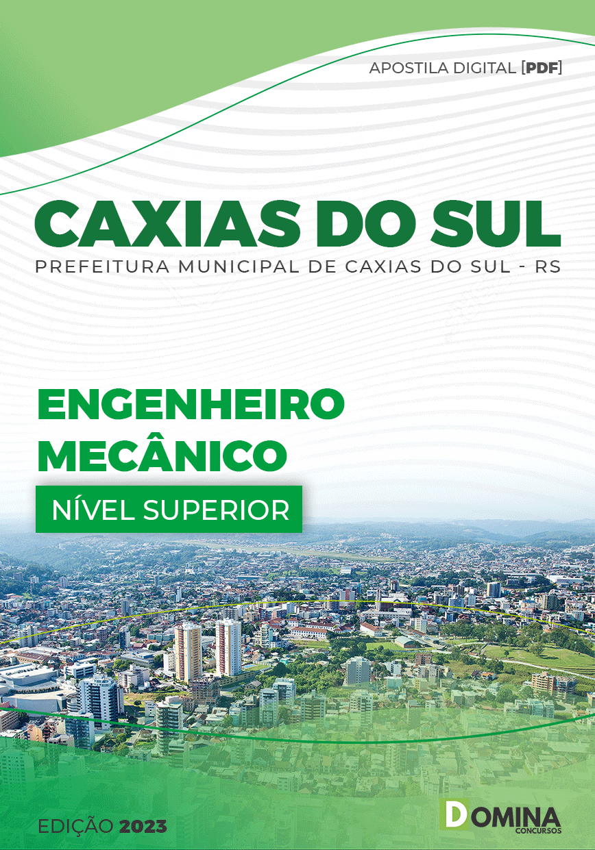 Apostila Pref Caxias do Sul RS 2023 Engenheiro Mecânico