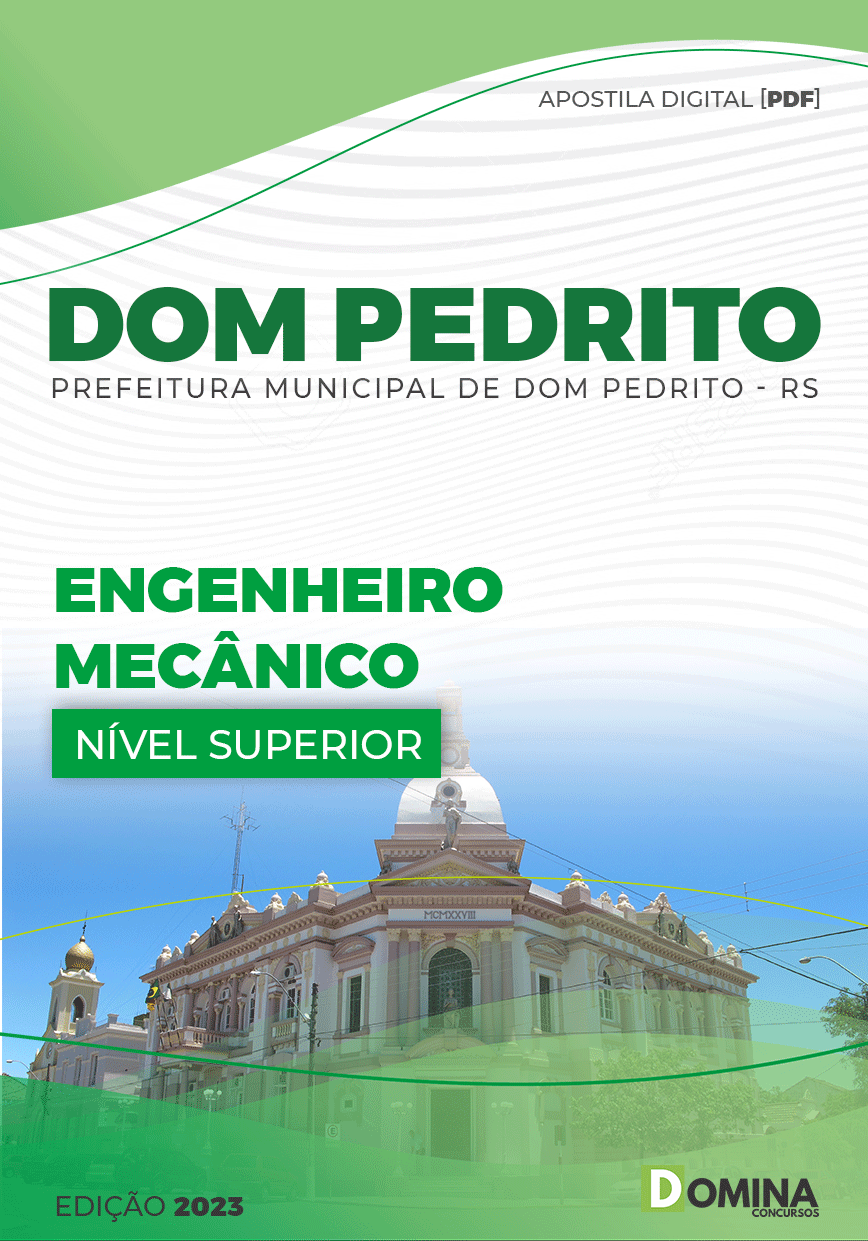 Apostila Pref Dom Pedrito RS 2023 Engenheiro Mecânico
