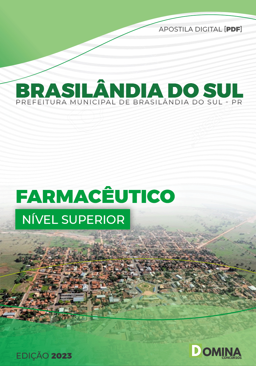 Apostila Digital Pref Brasilândia Sul PR 2023 Farmacêutico