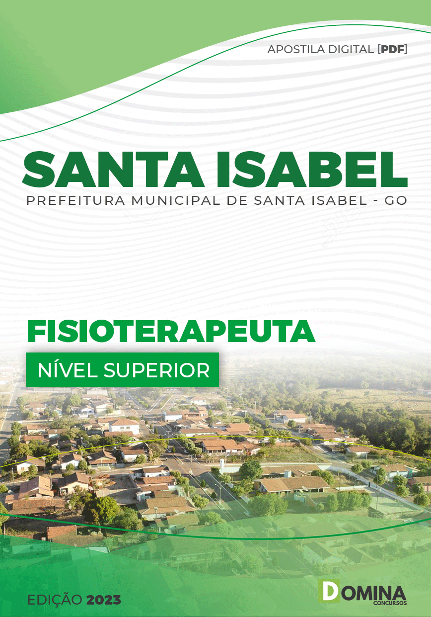 Apostila Pref Santa Isabel GO 2023 Fisioterapeuta