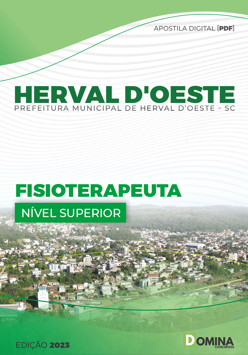 Apostila Pref Herval D’Oeste SC 2023 Fisioterapeuta