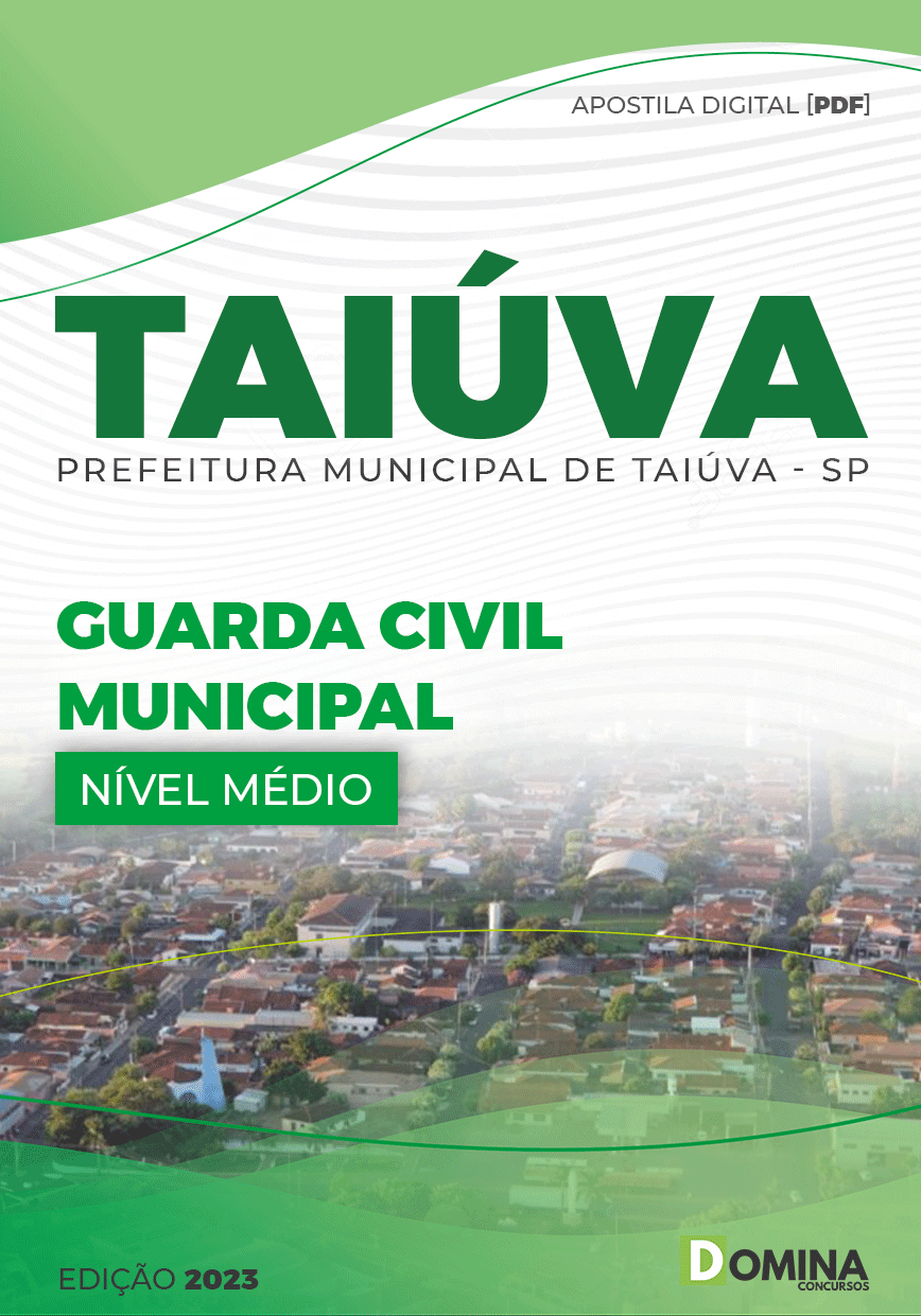 Apostila Pref Taiúva SP 2023 Guarda Civil Municipal