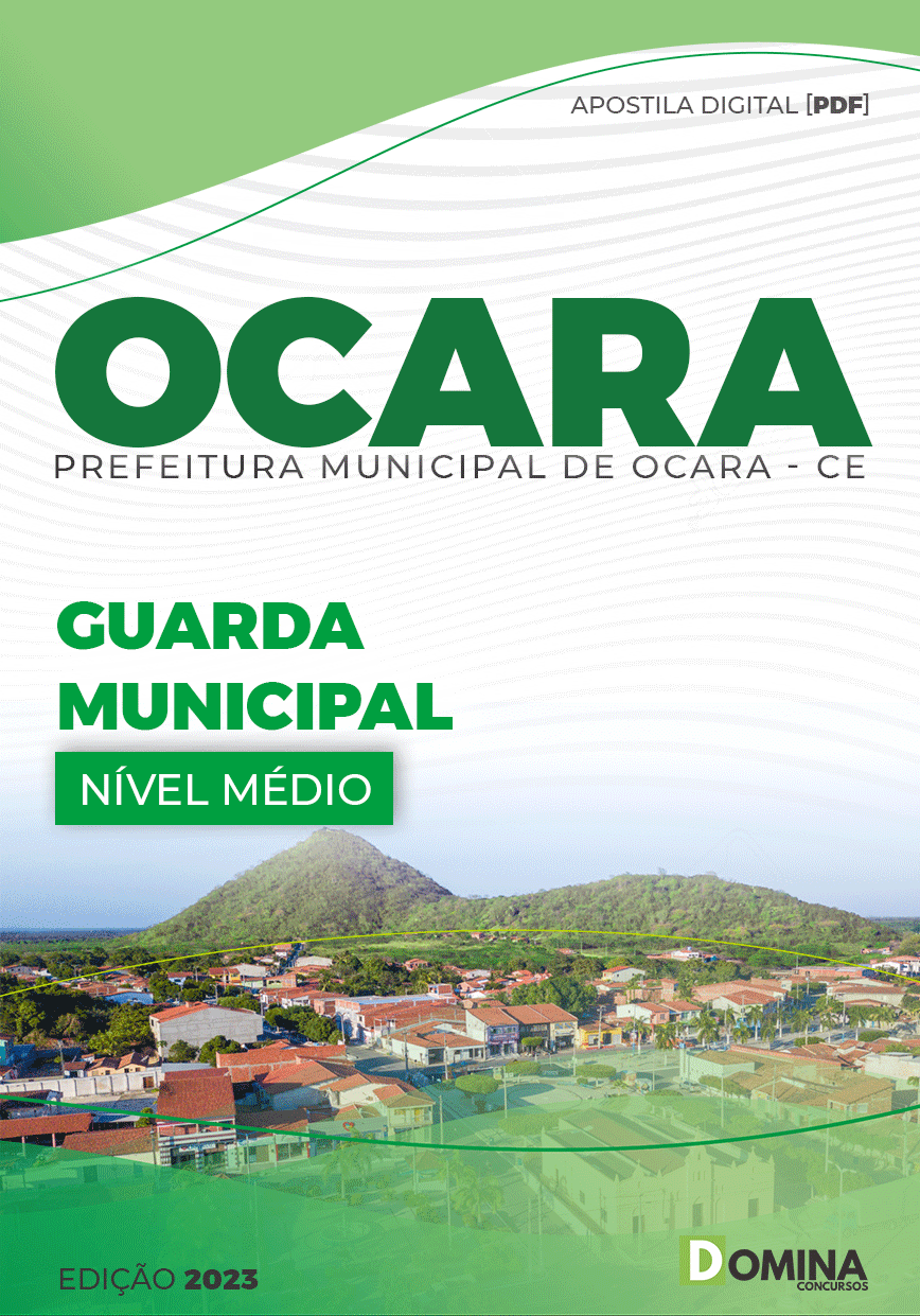 Apostila Digital Pref Ocara CE 2023 Guarda Municipal