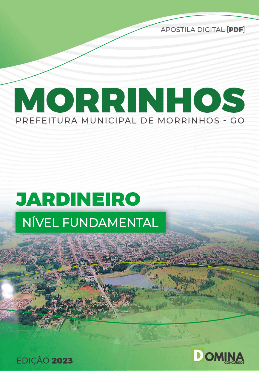 Apostila Concurso Pref Morrinhos GO 2023 Jardineiro