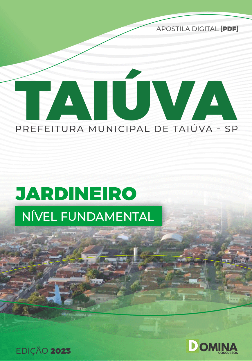 Apostila Concurso Pref Taiúva SP 2023 Jardineiro