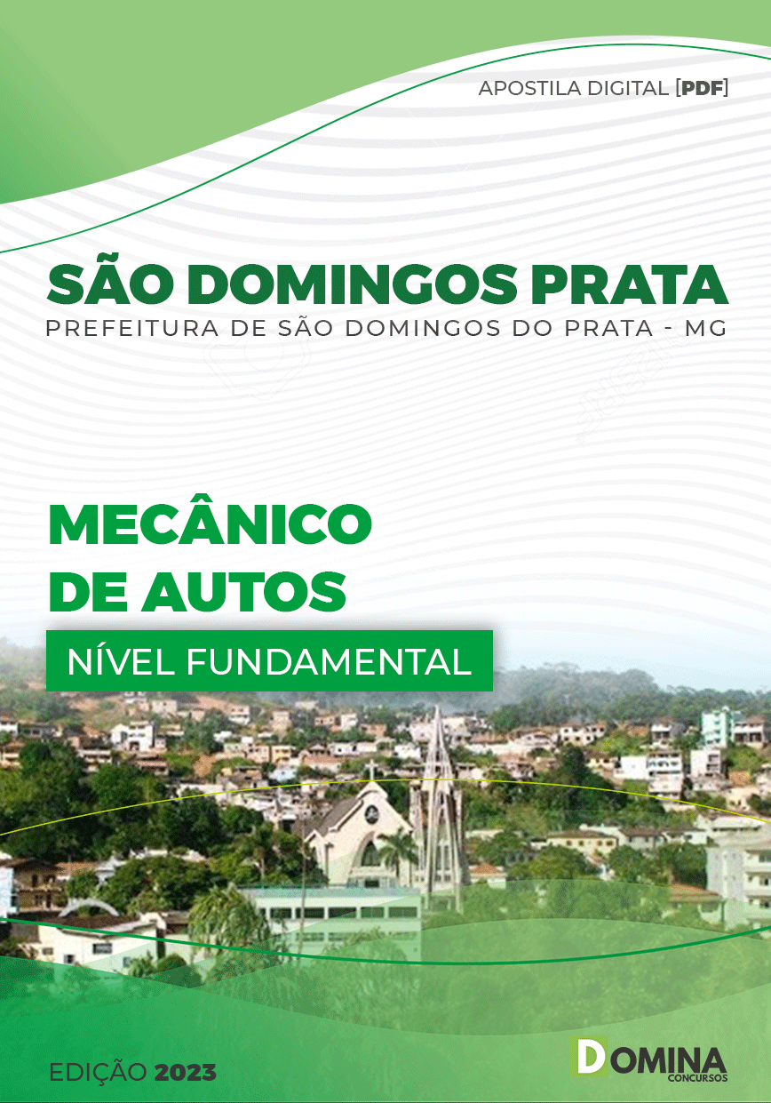 Apostila Pref São Domingos Prata MG 2023 Mecânico Auto