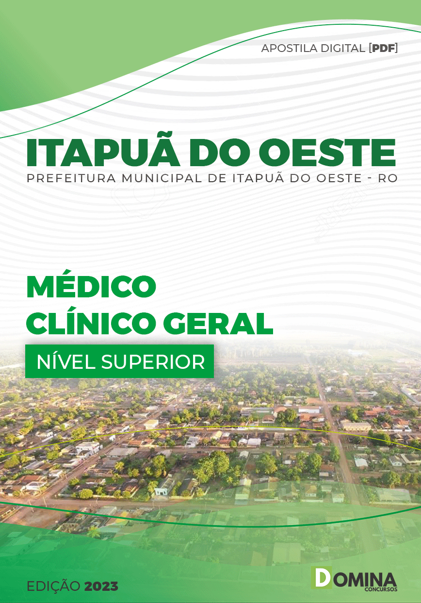 Apostila Pref Itapuã do Oeste RO 2023 Médico Clínico Geral