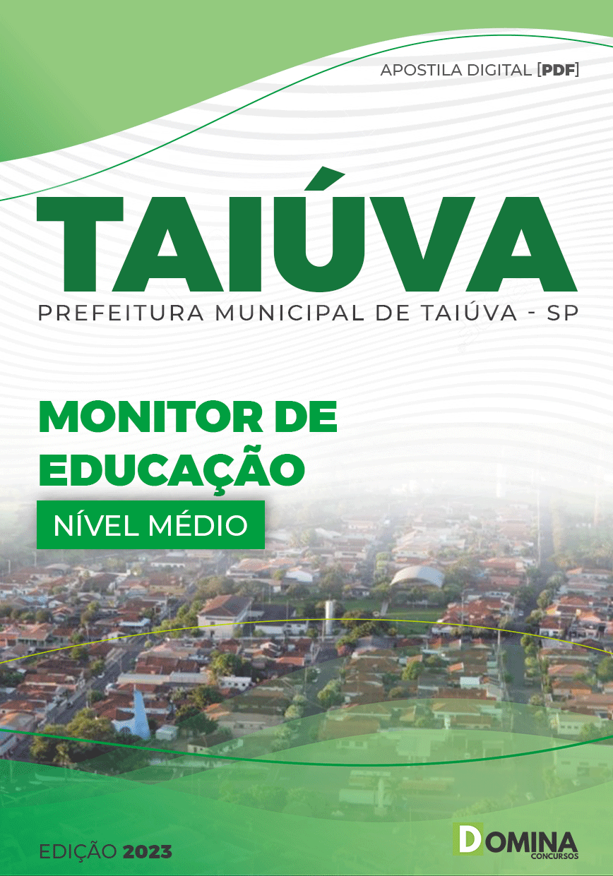 Apostila Digital Pref Taiúva SP 2023 Monitor Educação