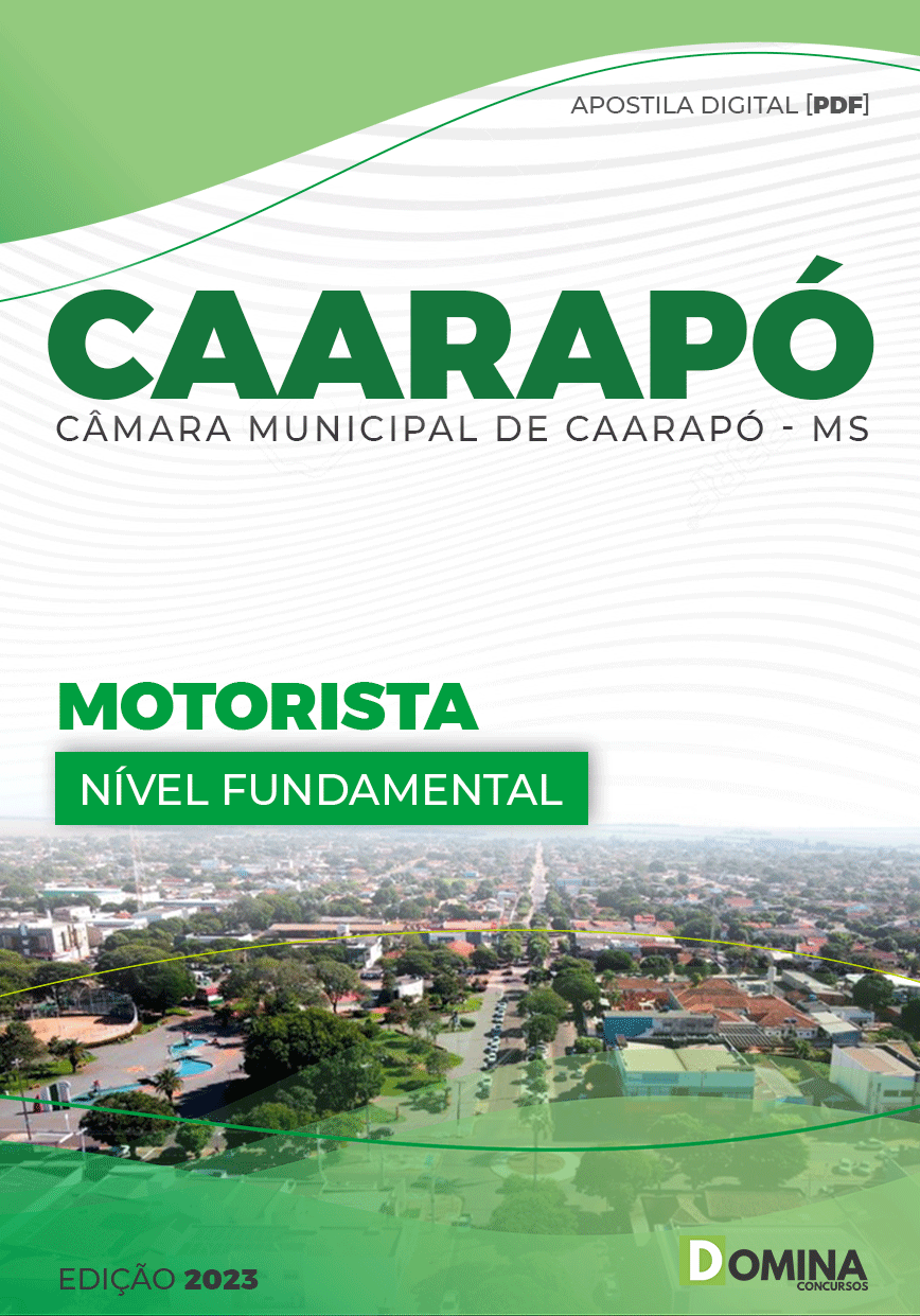 Apostila Concurso Pref Caarapó MS 2023 Motorista